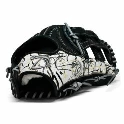 Hothittersports 12.5" DKS - Black & White Graffiti Outfielder Glove Fielding Gloves