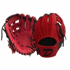 Hot Hitters | Baseball & Softball Shop Fielding Gloves Play-ball 11.25” Red & Black Baseball Glove
