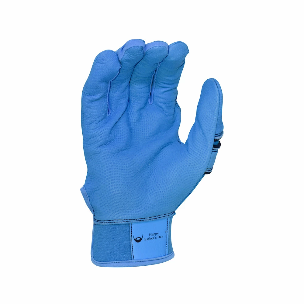 Hothittersports Father's Day Blue Batting Gloves 4 Hothittersports Father's Day Blue Batting Gloves