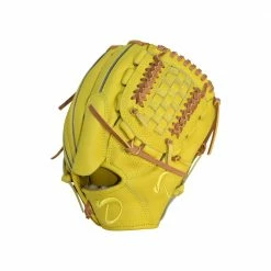 Hothittersports 11.75" DKS - Lemon Yellow & Tan Pitcher Glove 12 Hothittersports 11.75