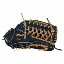 Hothittersports 12.5" DKS - Black & Tan Outfielder Glove Fielding Gloves 12 Hothittersports 12.5