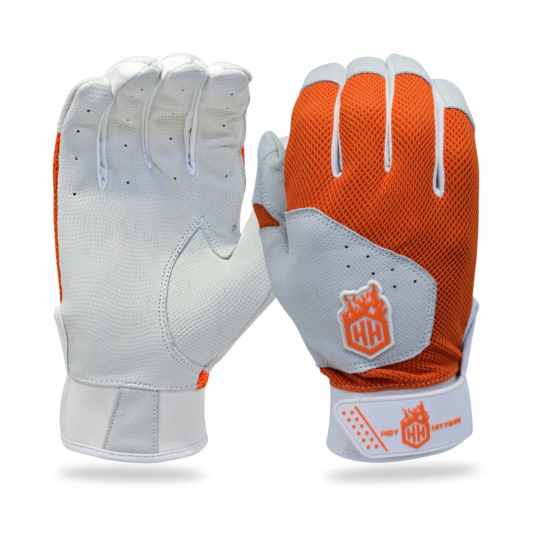 Hothittersports Batting Gloves Hot Hitter's GHL Orange 3 Hothittersports Batting Gloves Hot Hitter's GHL Orange