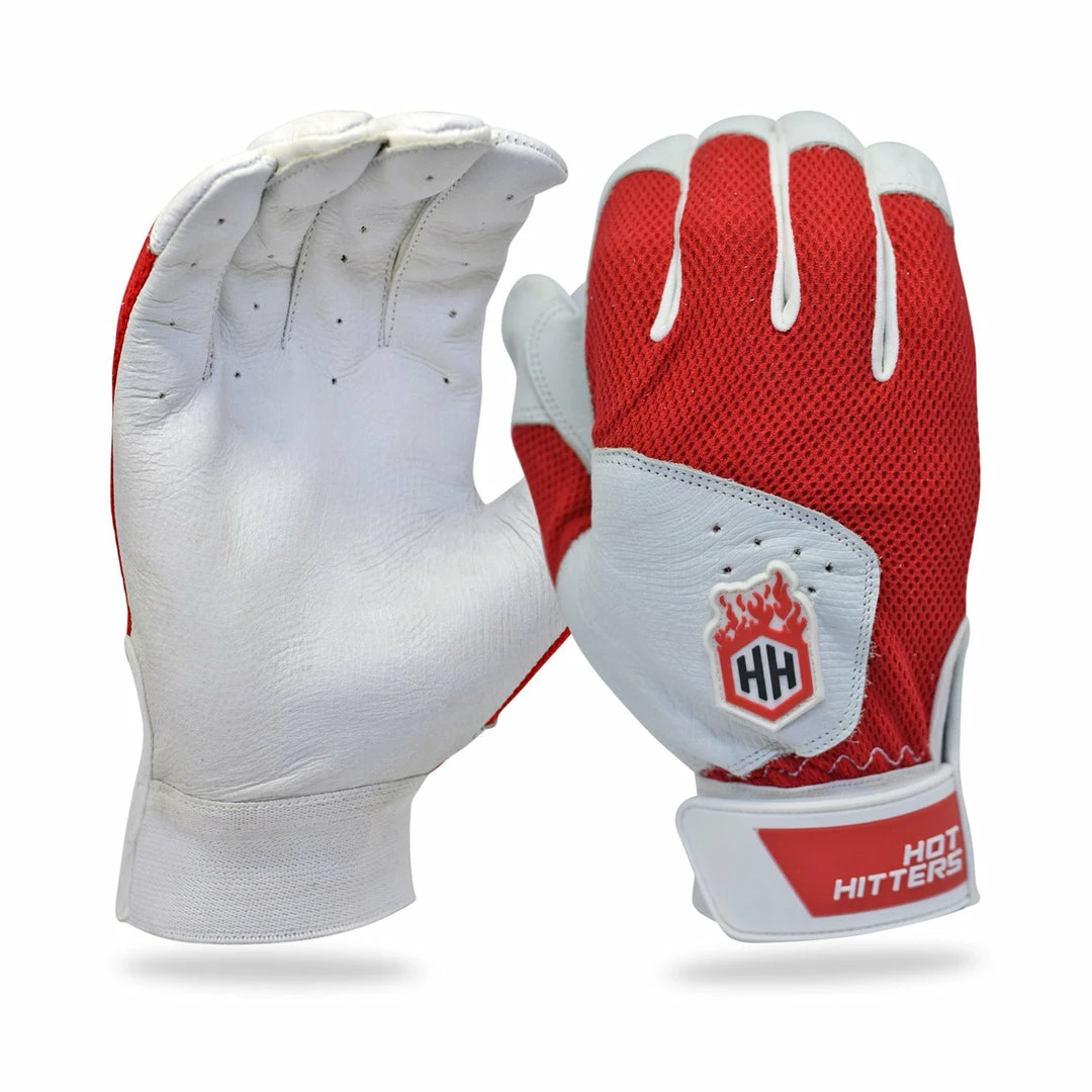 Hothittersports Batting Gloves Hot Hitter's GHL Red 3 Hothittersports Batting Gloves Hot Hitter's GHL Red